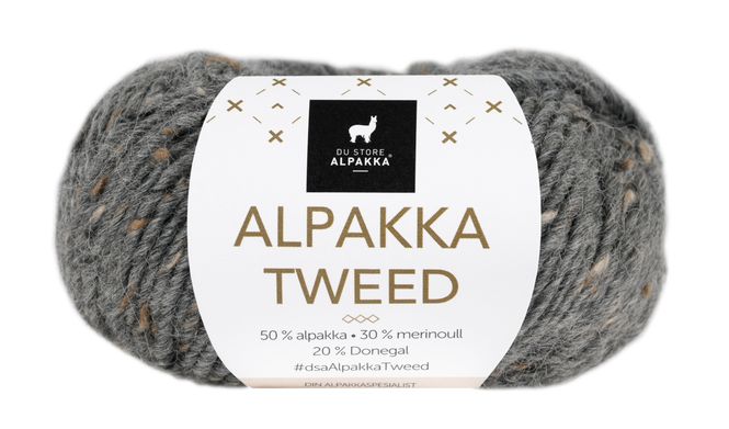 Hovedbilde 102 Alpakka Tweed Mørk grå